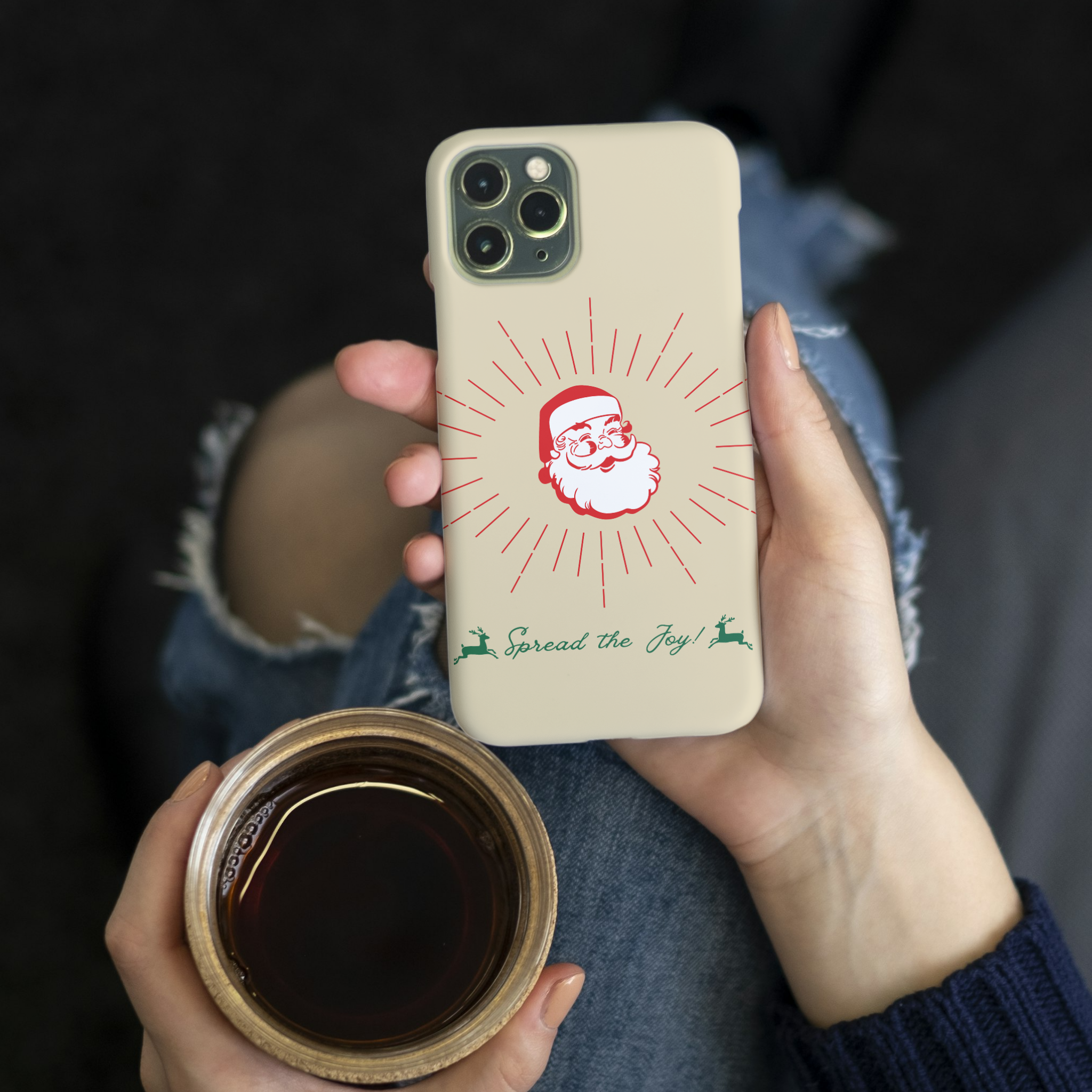 Santa's Cheer iPhone Case